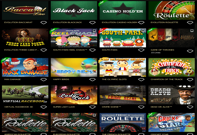 List Of All Casino Games