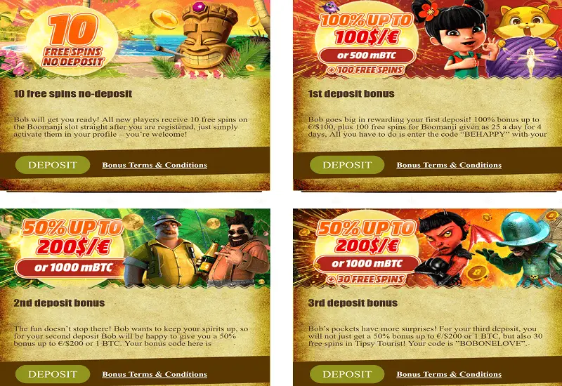 BOB Casino Promotion