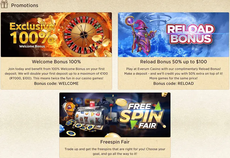Everum Casino Promotion