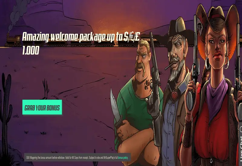 Mr SuperPlay Casino Home Page