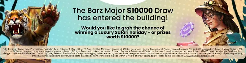 Barz Casino Promotion