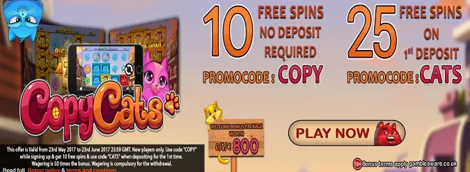Conquer Casino free spins