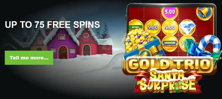 Dream Palace Casino - Gold Trio Free Spins