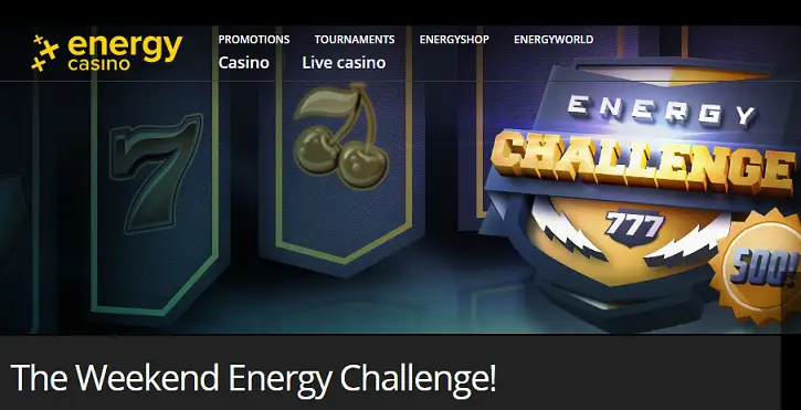 Energy Casino promotion