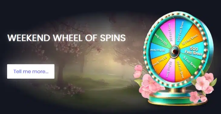 Fruity King Casino - Weekend Wheel