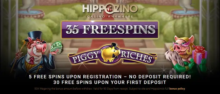 Hippozino Casino free spins