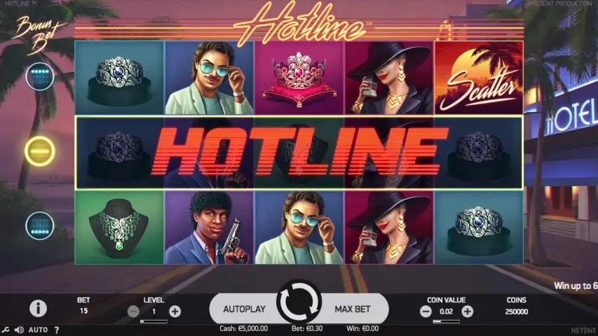 Hotline Video Slot - NetEnt