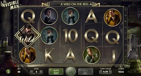 NetEnt game The Invisible Man