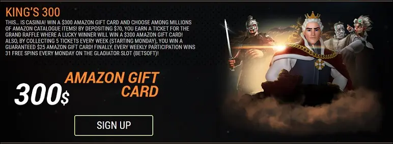 King Billy Casino promotion