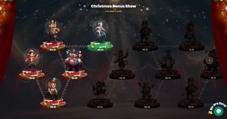 Rollino Casino - Christmas Bonus Show