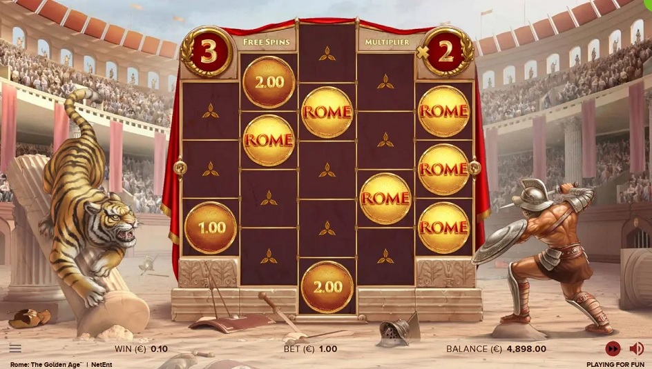 Rome: The Golden Age Video Slot - NetEnt