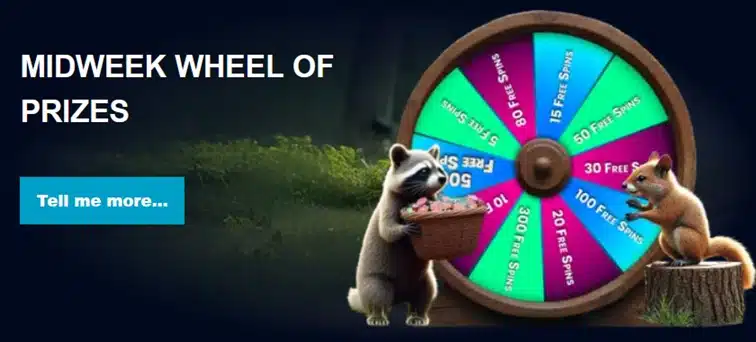 Royal Swipe Casino - Midweek Wheel of Prizes