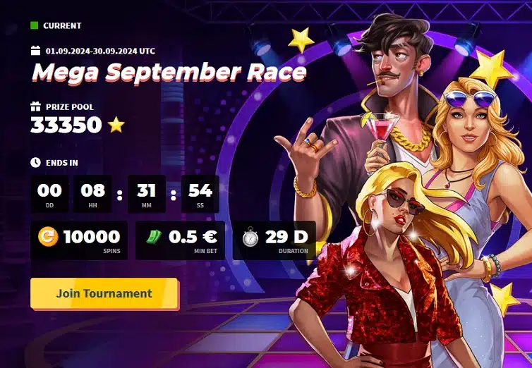 Snatch Casino - Mega September Race