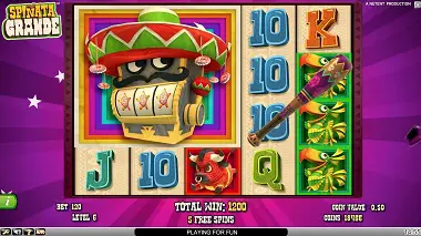 NetEnt Video Slot - Spinata Grande