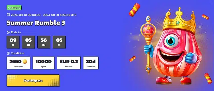 SpinsBro Casino - Summer Rumble 3